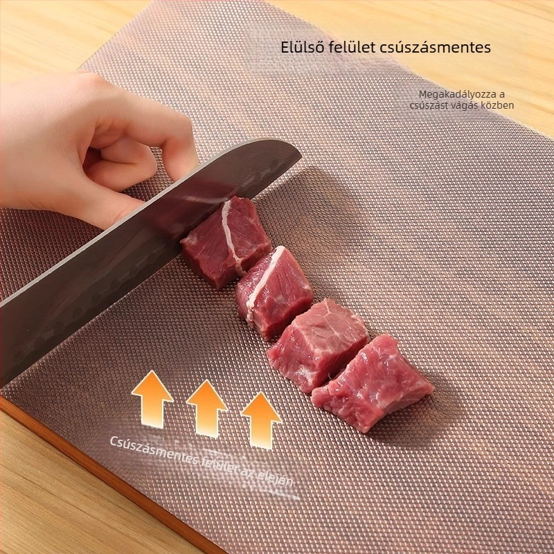 Műanyagból készült egyszer használatos vágódeszka-matrac, csúszásmentes, szagvédő funkcióval, háztartási és hordozható