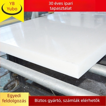 Vastagított PP vágódeszka, UV‑álló, sav- és lúgálló, tűzálló