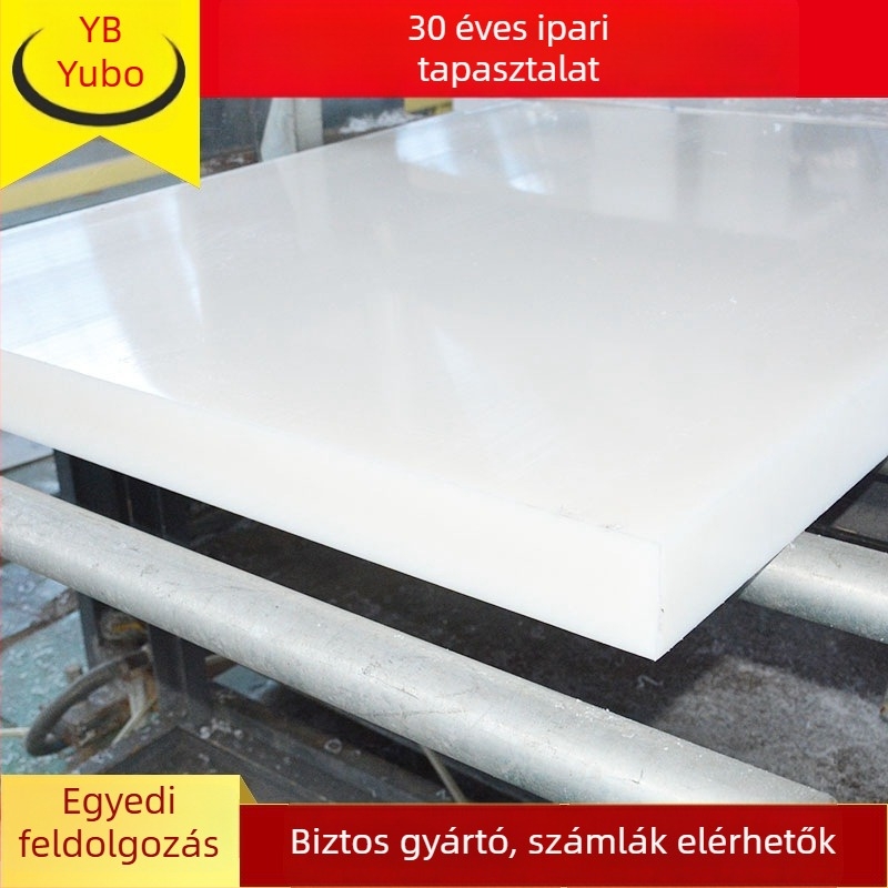 Vastagított PP vágódeszka, UV‑álló, sav- és lúgálló, tűzálló