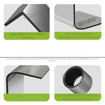 Fali panel fa mintás bevonattal – Carbon Crystal nagy panel, PVC, hangszigetelés 20 dB, hővezetés 0.125 W/mK