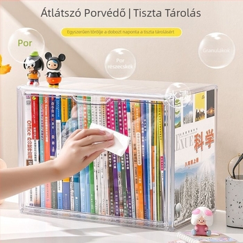 HY-868 asztali tároló doboz PET műanyagból, 24L porvédett