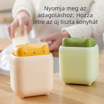 Konyhai mosószert adagoló Heart-made márka, kézi nyomású működés, ABS anyag, könnyű luxus stílus, injekciós öntés