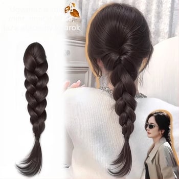 Magas copfos paróka fonott stílussal - Hőálló szintetikus szálak, Modell Grip Braids, Volumen növelés