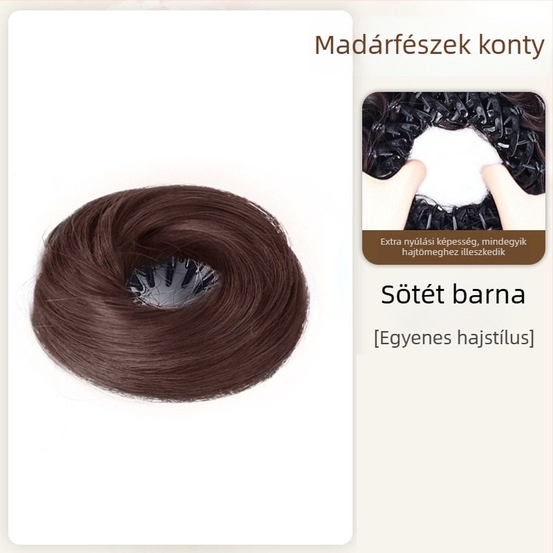 Női kontyparóka – kézzel készült, hőálló haj, nem permelhető vagy festhető