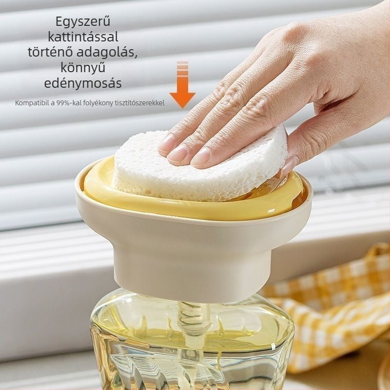 Zhongheng mosogatószer adagoló, kézi nyomású működtetés, súly 71 g, sima felület, modellkódok B5441/B5442