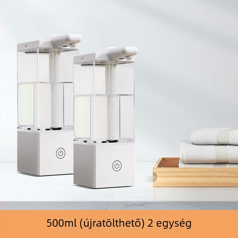 Mosogatószappan adagoló – automata szenzoros, falra szerelhető, műanyagból, injekciós öntés technológiával, márka Lycra xi sound
