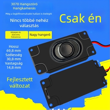 Téglalap alakú hangszóróház 3070, koaxiális összetett szerkezet, papírdiaphragma, belső mágneses típus, frekvencia-válasz 50-30000 Hz