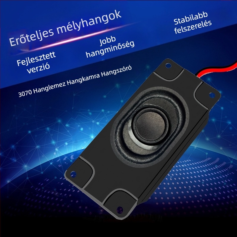 Téglalap alakú hangsugárzóház 3070, 4 Ω, 3 W, teljes sáv, koaxiális, 50-30000 Hz