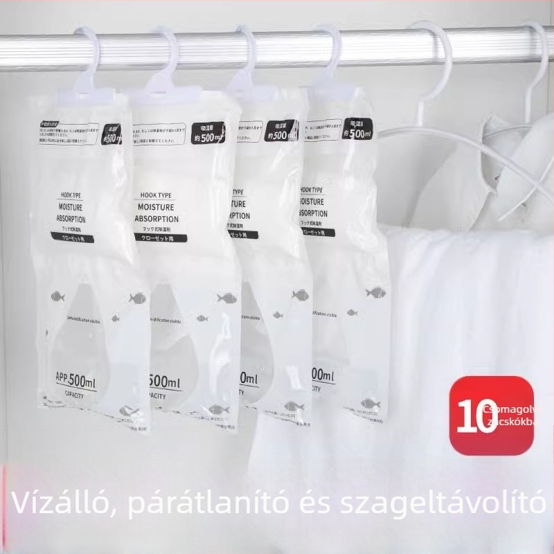Gardrób párátlanító, függőleges, akasztott kialakítás, penész elleni, nedvességfelszívó beltéri használatra