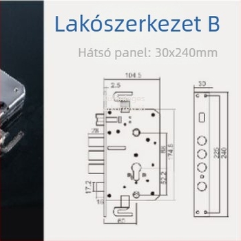 Zártest – acél, modell 01112, márka Purrucker/Prucker, alkalmazási tartomány 40-78, súly 5