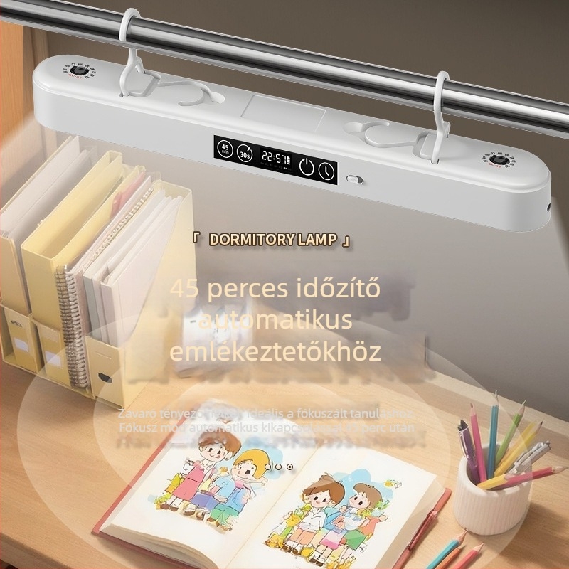 Függőágy lámpa mágneses kampóval, érintésre működő kapcsoló, beépített akkumulátor, 5W, CRI ≥95