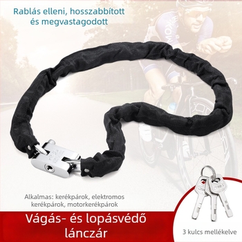 Yaxin lánc-zár, mangán acélból, kerékpárok, motorkerékpárok és elektromos járművek számára, modern minimalista dizájn