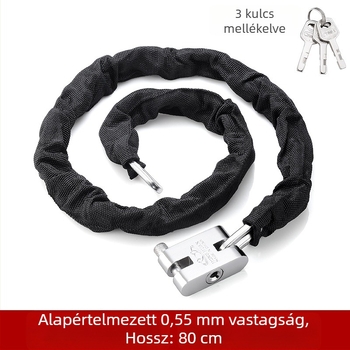 Yaxin lánc-zár, mangán acélból, kerékpárok, motorkerékpárok és elektromos járművek számára, modern minimalista dizájn