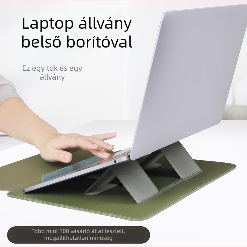 MacBook-kompatibilis vízálló laptop tok, kockás mintázat, belső mikro velúr bevonat