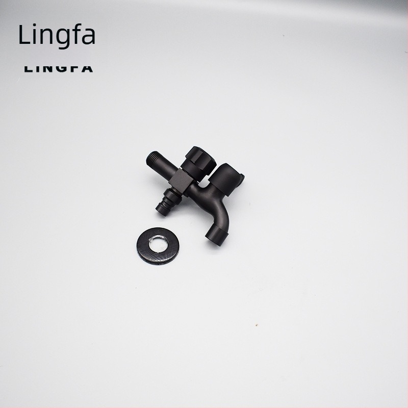 Mosógéphez szánt gyorsforgású csap, kerámiás szelepmaggal, cinkötvözet, falba épített, modell LF1035