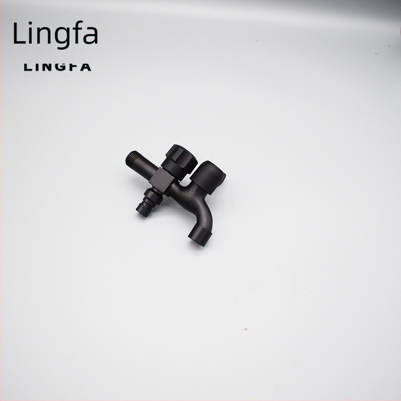 Mosógéphez szánt gyorsforgású csap, kerámiás szelepmaggal, cinkötvözet, falba épített, modell LF1035