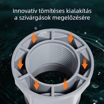 Mosdólefolyó-készlet szagtalanító funkcióval | Modell: Sewer pipe; Forma: kettős fejű vízelvezetés; Típus: felhúzható; Anyag: EVA; Termékkód: SCZ111