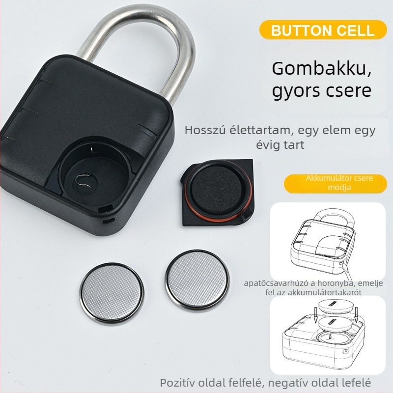 Simply Családi lakat ötvözött acélból, konstrukció zink‑ötvözet és műanyag, testre szabható