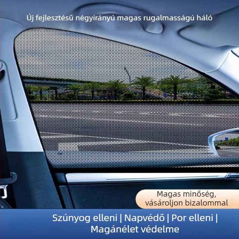 Autóablak szúnyogháló – géz háló, nyílás 0.01, huzal átmérő 0.01, élettartam 3 év, márka dbd