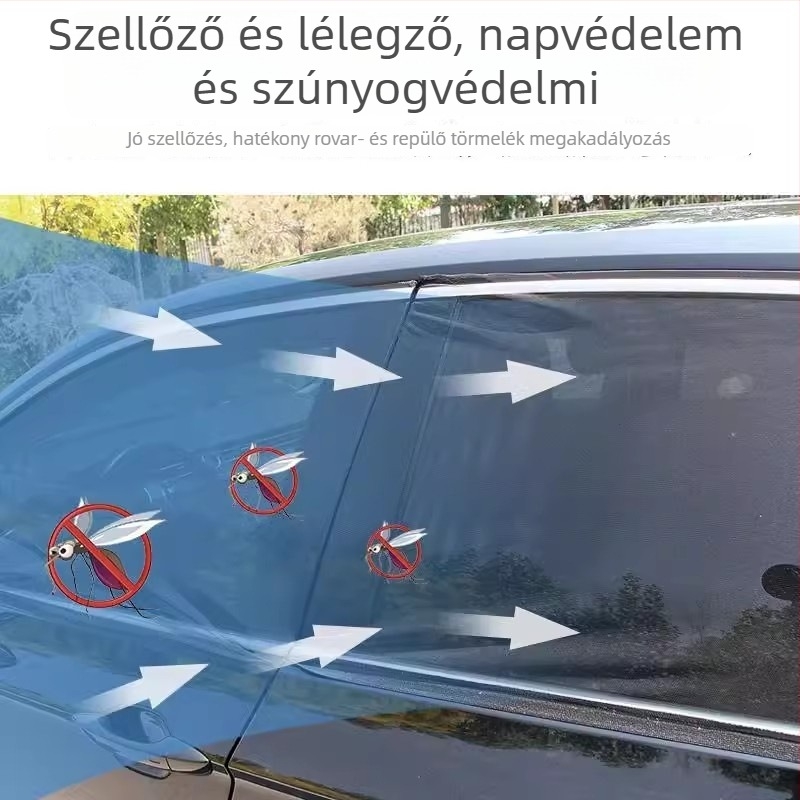 Autóablak szúnyogháló – géz háló, nyílás 0.01, huzal átmérő 0.01, élettartam 3 év, márka dbd