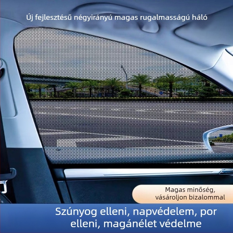 Autóablak szúnyogháló – géz háló, nyílás 0.01, huzal átmérő 0.01, élettartam 3 év, márka dbd