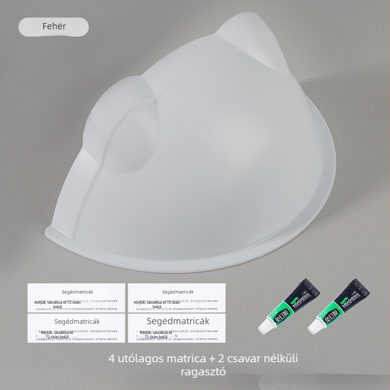 Műanyag előrészelt válaszfal guggoló WC-hez – pisilés elleni védelem, nincs szükség szétszerelésre, minimális akna távolság: 1, csőátmérő: 1, nincs víztartály