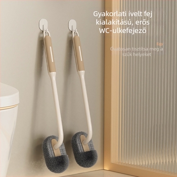 WC-kefe lágy sörtékkel, falra szerelhető hosszú nyéllel – háztartási használatra, tisztítás halott szög nélkül; Eredet Yiwu; Anyag: Műanyag; Súly: 125 g; Csomagolás: 0pp zacskó + kötöződrót; Mennyiség: 1