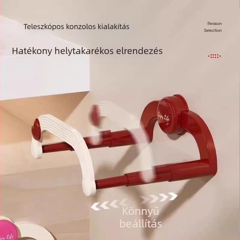 PP mosdópolc vákuumos rögzítéssel, falra szerelhető, kihúzható, fúrás nélkül, fürdőszobai tárolás és lefolyás