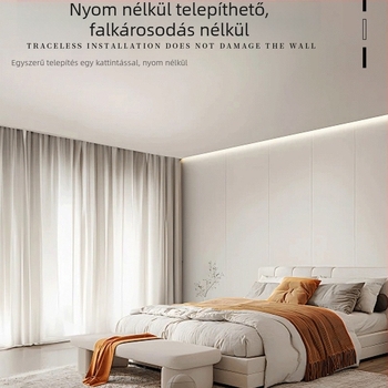 Integrált falpanelezési rendszer PVC bambusz-fa panelekből, Buckle plate modell, sík stílus, Új kínai stílus, márka Shunzhi