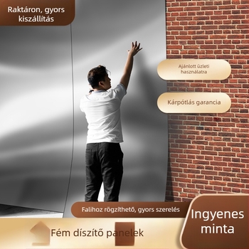 PVC belső falpanelek, 5 mm/8 mm vastagság, modern stílus minimalist, bambusz-szénfa-fa burkolat és karbon kristály lapok