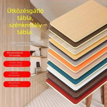 Fali panel – Integrált panel 01; Anyag: bambusz rost, furnér fa, bambusz szén, szénkristályok, alumíniummag; Hangszigetelés 50; Hővezető képesség 0.11