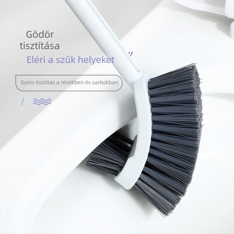 WC-tisztító ecset, hosszú nyél, falra szerelhető, műanyag, 0,16 kg, 1 db