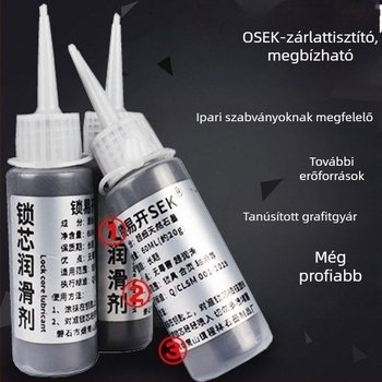 Ajtózár grafitporos kenőanyag — ultrafin grafitpor ceruzaszerű por háztartási antifurto ajtókhoz