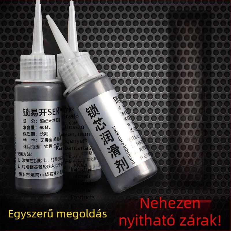 Ajtózár grafitporos kenőanyag — ultrafin grafitpor ceruzaszerű por háztartási antifurto ajtókhoz