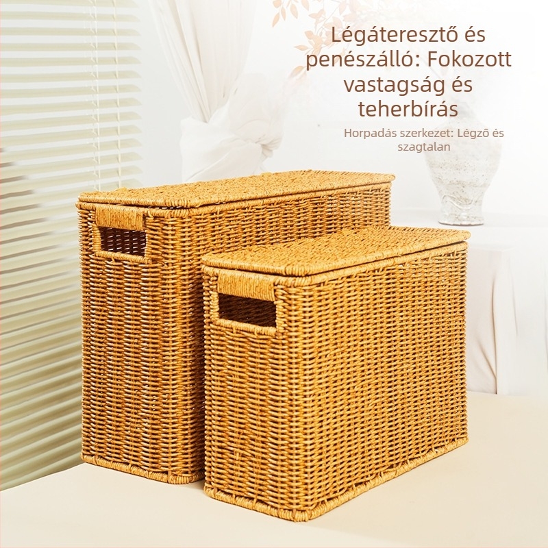 STW0064 L tárolókosár, papírból készült, könyvek és magazinok számára, Shuangtian márka, modern egyszerű stílus