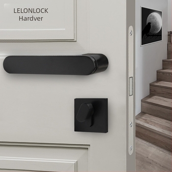 Rozsdamentes acélból készült zártest, modell RML-35, láthatatlan mágneses nyelv, 55×72 mm furatköz, fa ajtókhoz