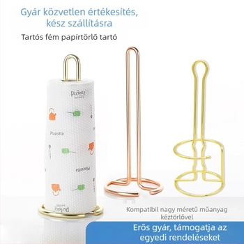 Függőleges fém törlőpapír tartó, nordic stílusú, konyhai asztalhoz, modell XJ-6358, multifunkcionális