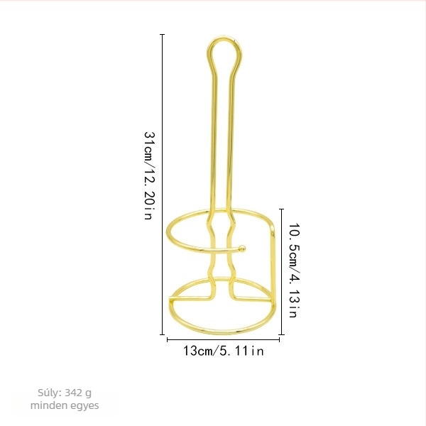 Függőleges fém törlőpapír tartó, nordic stílusú, konyhai asztalhoz, modell XJ-6358, multifunkcionális