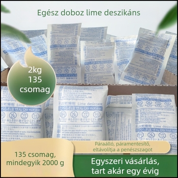 Lime desztikáns zacskó a szárításhoz és nedvesség elleni védelemhez, 15 g, csomagolásban, sík elrendezés