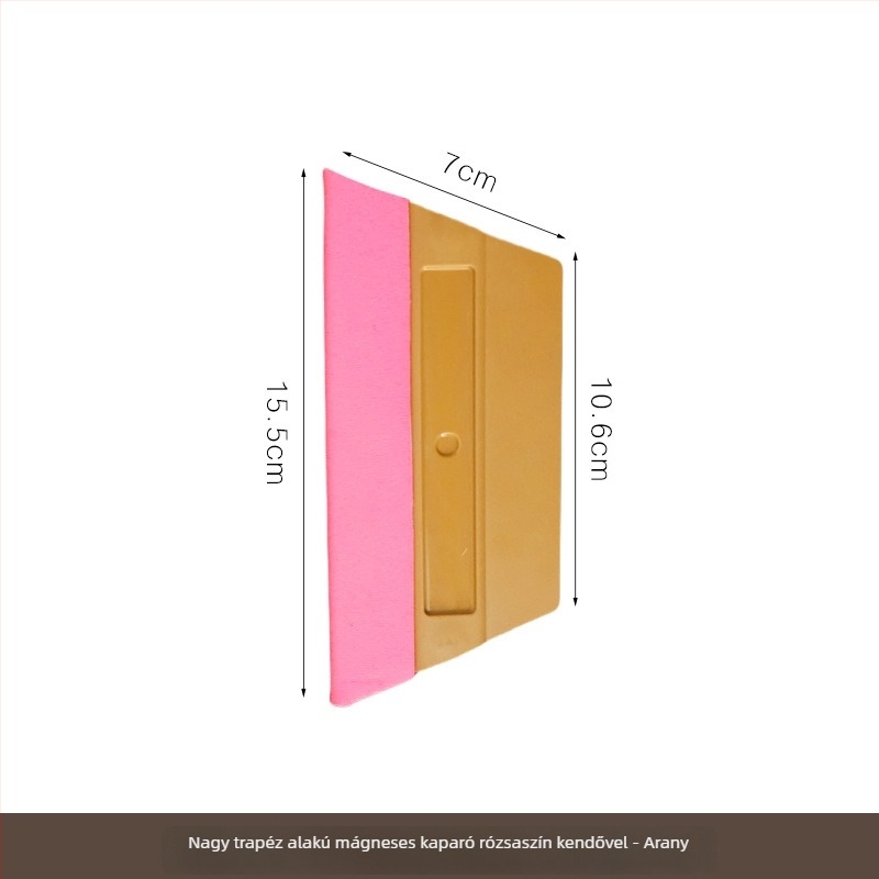 Trapez alakú műanyag scraper autó-wrap fóliához Baiyahu, testreszabható