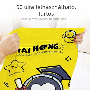 Vákuumkompressziós táska paplanok és ruhák tárolására, szívó típus, PA-PE anyag, modell Y171, Zhejiang származás