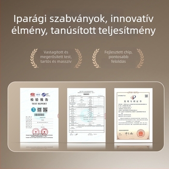 Okos zár ujjlenyomat és jelszó funkciókkal — 40 ujjlenyomat tárolás; több mint 1 000 000 nyitási ciklus; szkennelési idő <0,1 s; hamis elfogadás <0,001%; hamis visszautasítás <1,0%