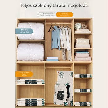 KNOWME Extra Large Vákuumos tároló tasakok – PA/PE anyag, szívó típus, 150 darabos csomag