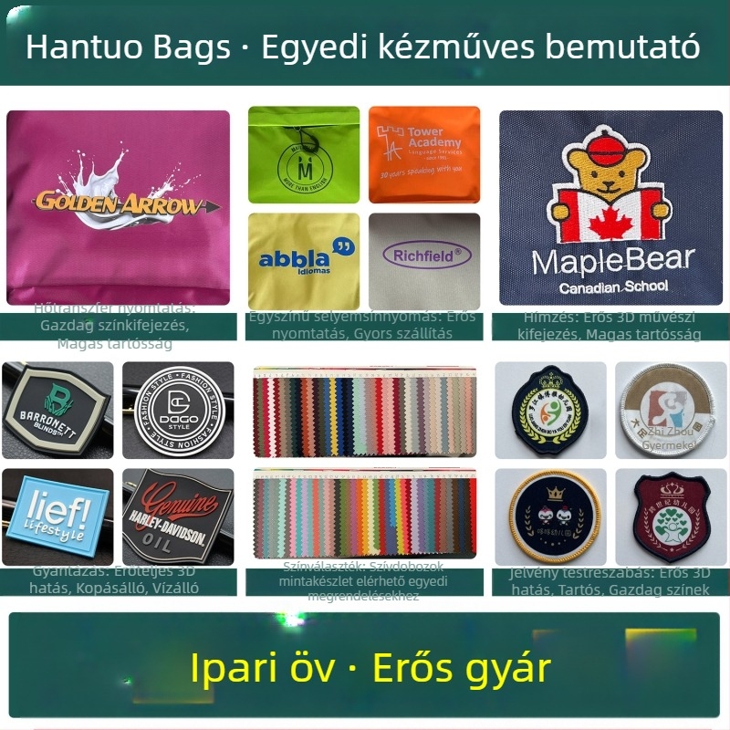 Iskolai hátizsák egyedi logóval, Oxford anyag, légáteresztő és kopásálló, városi egyszerű stílus, görbült vállpántok