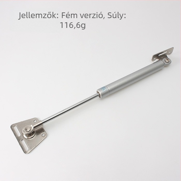 Gumi fejű pneumatikus rúd felnyíló ajtókhoz a szekrényekhez, 100N, fém
