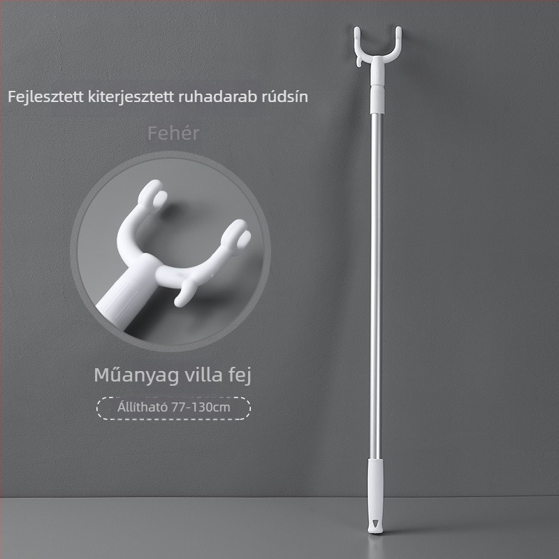 Teleszkópos ruhaszárító villa otthoni használatra — PP és űr-alumínium ruhaszárító rúd, erkélyhez