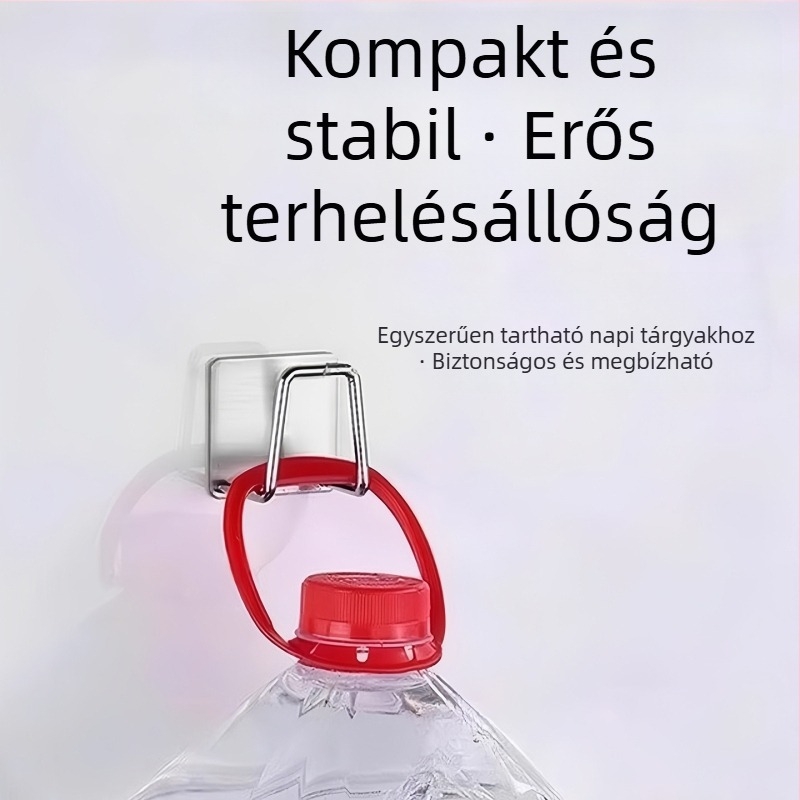 Fémes teleszkópos falra szerelhető tartó függönyrúhoz, fúrásmentes rögzítés, ragasztó klipsz a balkon ruhaszárításához