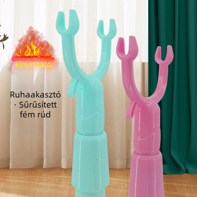 Kihúzható ruhaszárító rúd rozsdamentes acélból erkélyre – anyag: fém, felhasználás: erkély, modern minimalista stílus