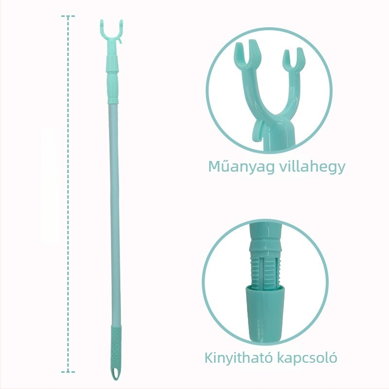 Kihúzható ruhaszárító rúd rozsdamentes acélból erkélyre – anyag: fém, felhasználás: erkély, modern minimalista stílus
