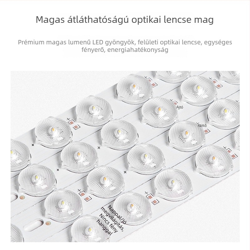 Mennyezeti lámpa (LED, mozgásérzékelő, 220V, 10-15 m² lefedettség)